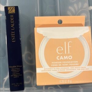 Estée Lauder Double Wear and e.l.f. Camo Powder Foundation Set